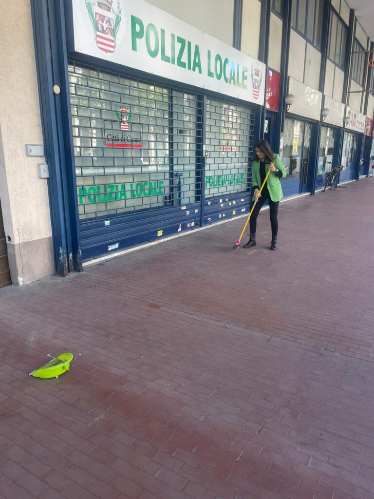 quadrilatero stazione cuneo polizia locale pulizia lasciare il mondo meglio di come l'abbiamo trovato presidio sicurezza partecipazione